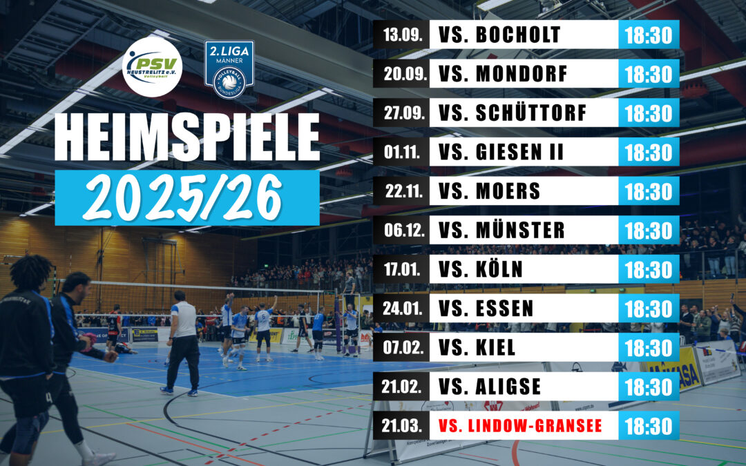 Der Spielplan 2025/26 steht fest