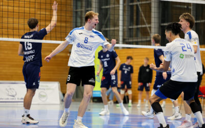 PSV-Volleyballer gewinnen trotz kurioser Pause den Zweitliga-Auftakt