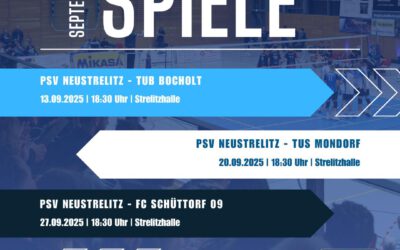 Monatsvorschau September – Saisonstart mit Heimspiel-Triple!