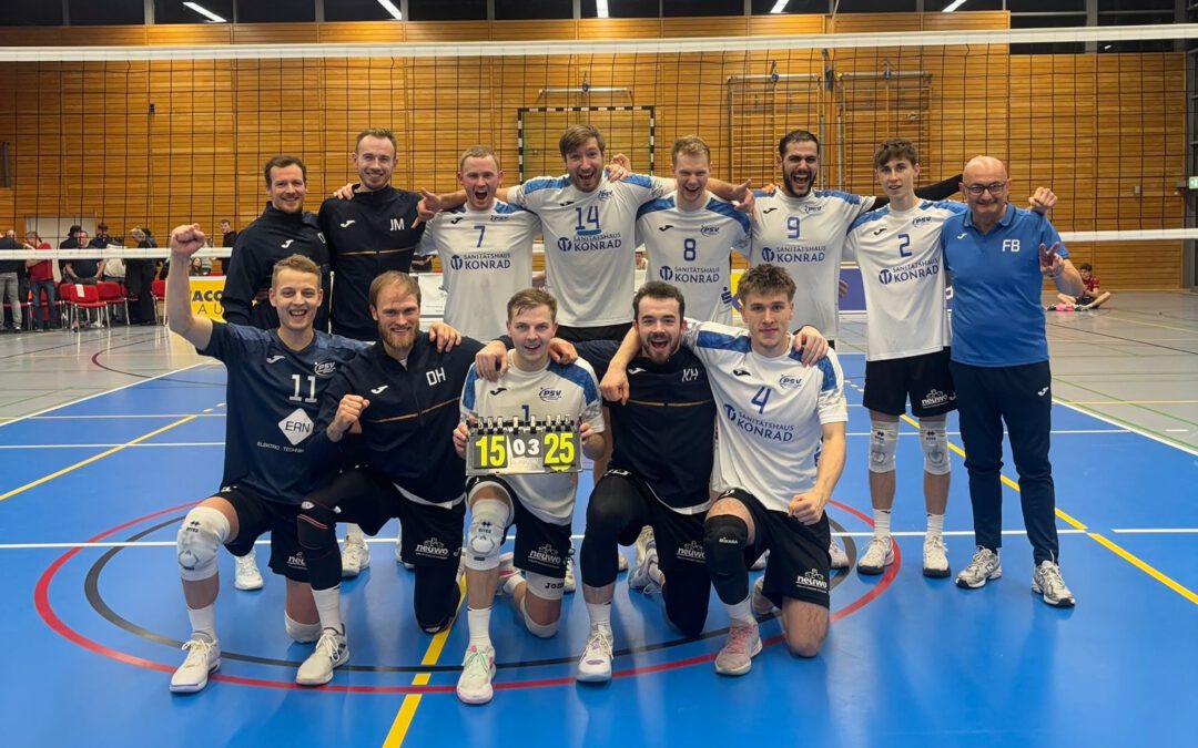 Nach sechs sieglosen Spielen: PSV-Volleyballer gewinnen Kellerduell