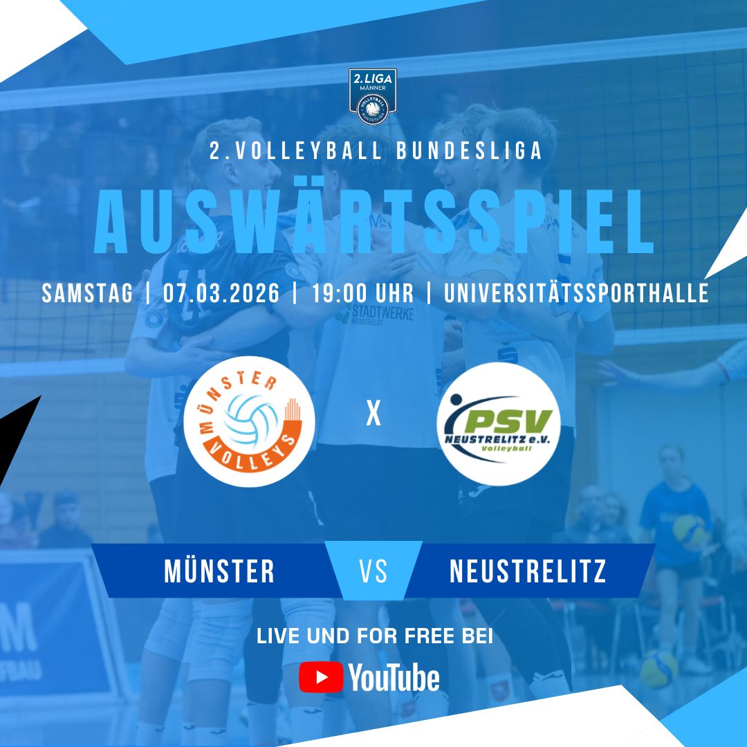 Spieltagsgrafik mit Logos, Titel, Spielbeginn und Ort.