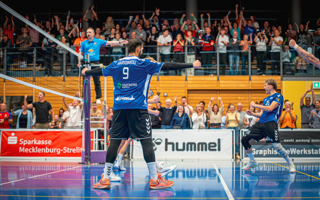 Neustrelitzer Volleyballer entscheiden den Pokal-Krimi für sich